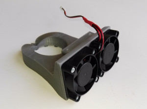 Круговой обдув для Wanhao i3, 2x40mm